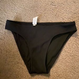 aerie black bikini bottoms